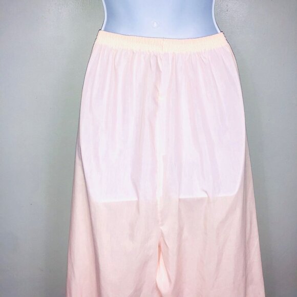 Vintage Komar Womens M Pajama Set Pink White Lace Short Sleeve Top Bottom - Picture 11 of 11